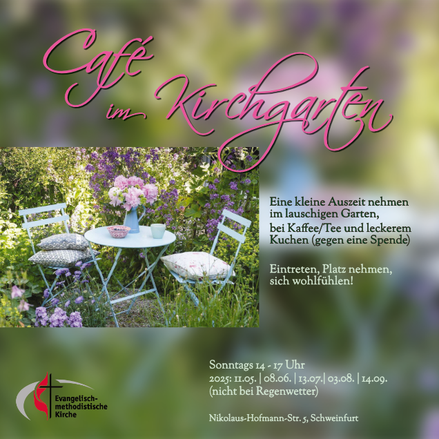 Flyer Gartencafé